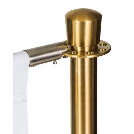 Flexibarrier Café Banner Set -Premium Gold- (inclusief banner eigen bedrukking)